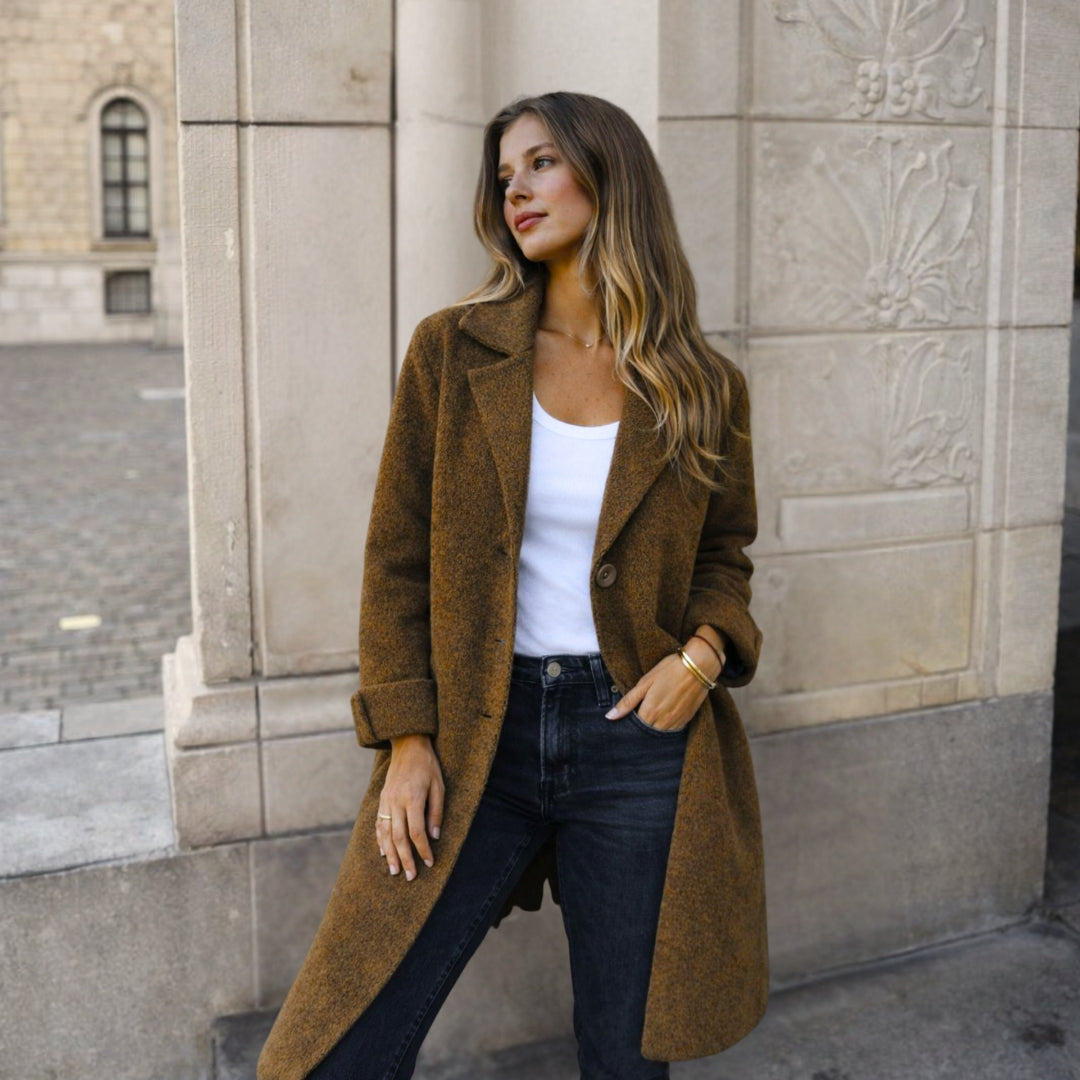 Stella - Élégante Veste à Boutons Structurée