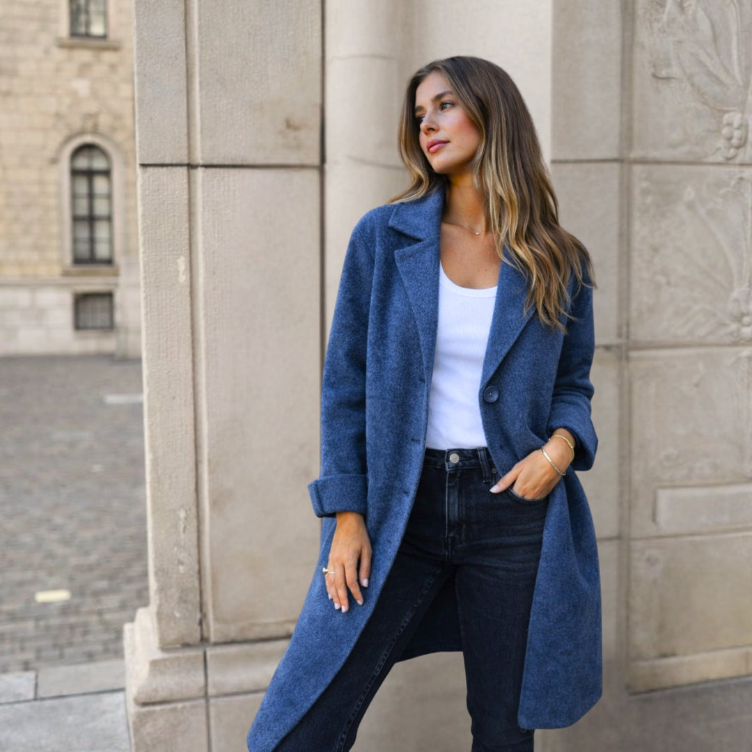 Stella - Élégante Veste à Boutons Structurée