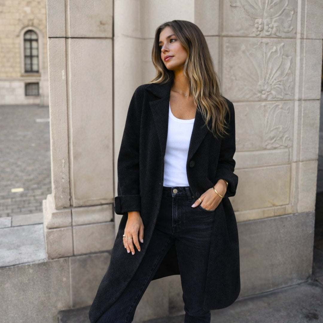 Stella - Élégante Veste à Boutons Structurée