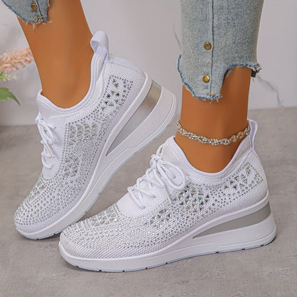 Baskets décontractées, à la mode, respirantes pour femmes - Confortables