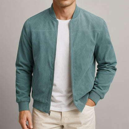 Veste en Suède – Élégance Texturée Raffinée