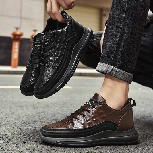 Baskets en Cuir Premium - Confort Inégalé
