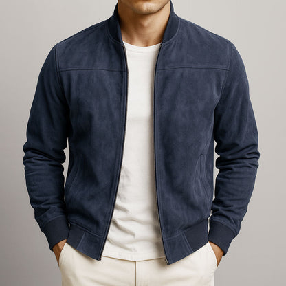 Veste en Suède – Élégance Texturée Raffinée
