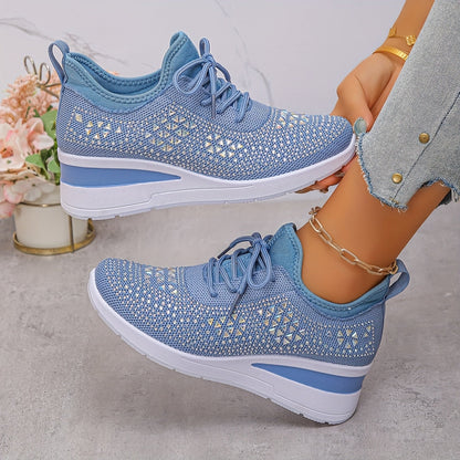 Baskets décontractées, à la mode, respirantes pour femmes - Confortables