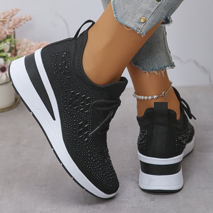 Baskets décontractées, à la mode, respirantes pour femmes - Confortables