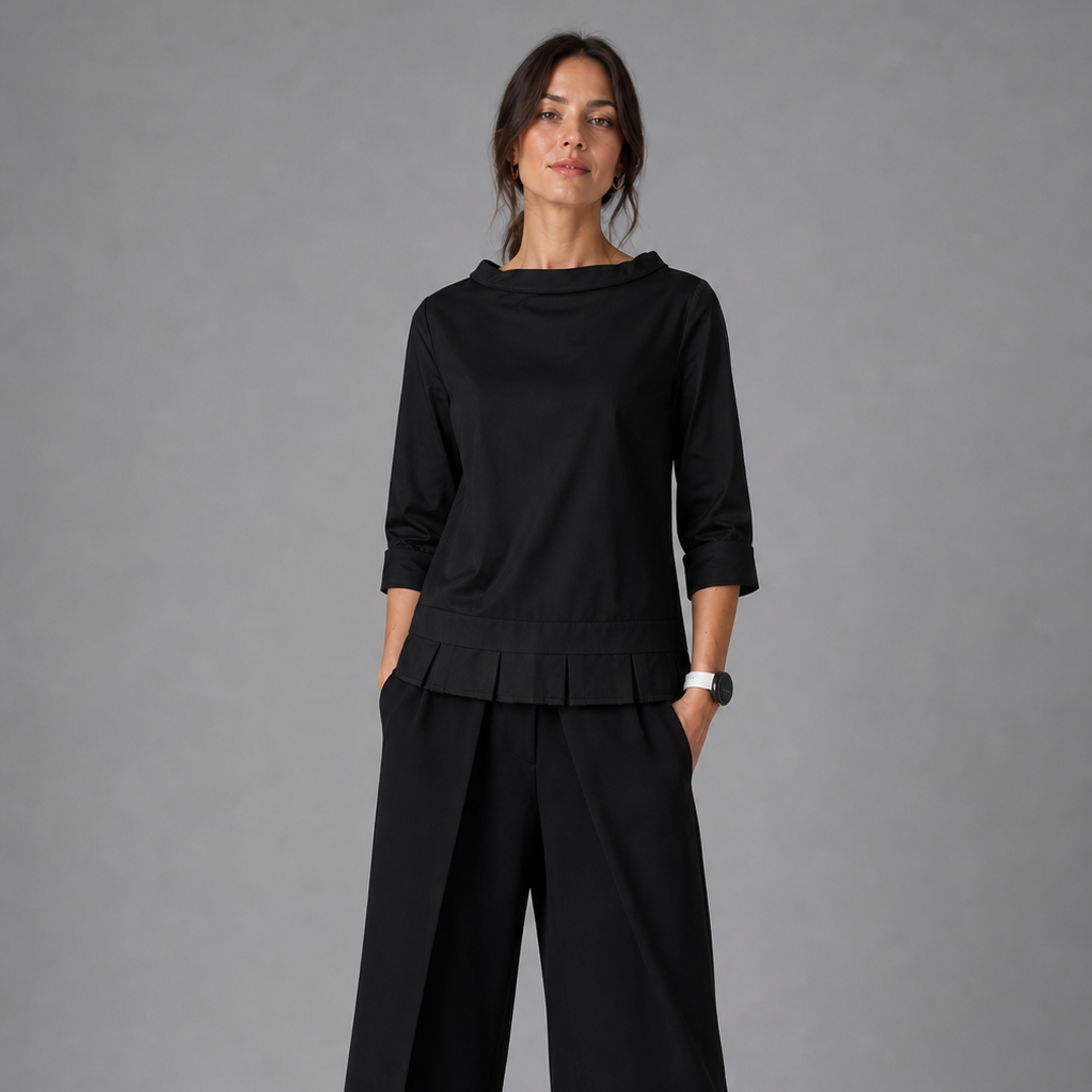 Colléa — Blouse à Col Large