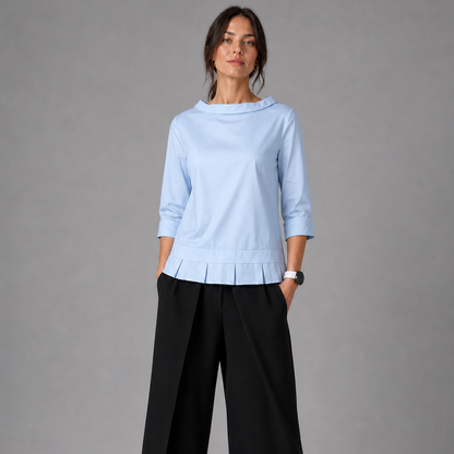 Colléa — Blouse à Col Large