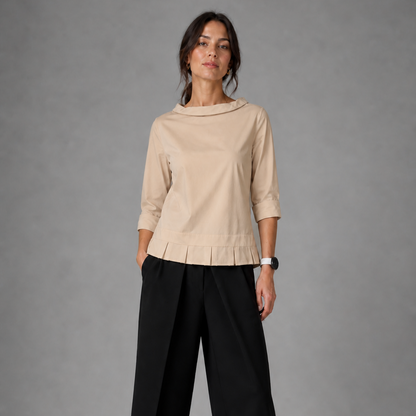 Colléa — Blouse à Col Large