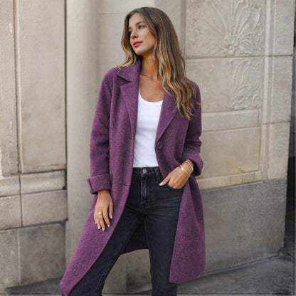 Stella - Élégante Veste à Boutons Structurée