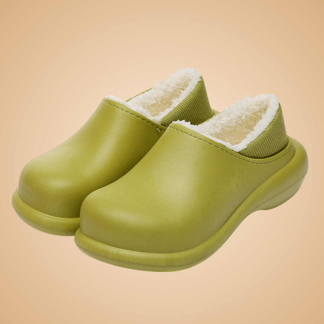 Chausson en Peluche Confortable sans Lacets