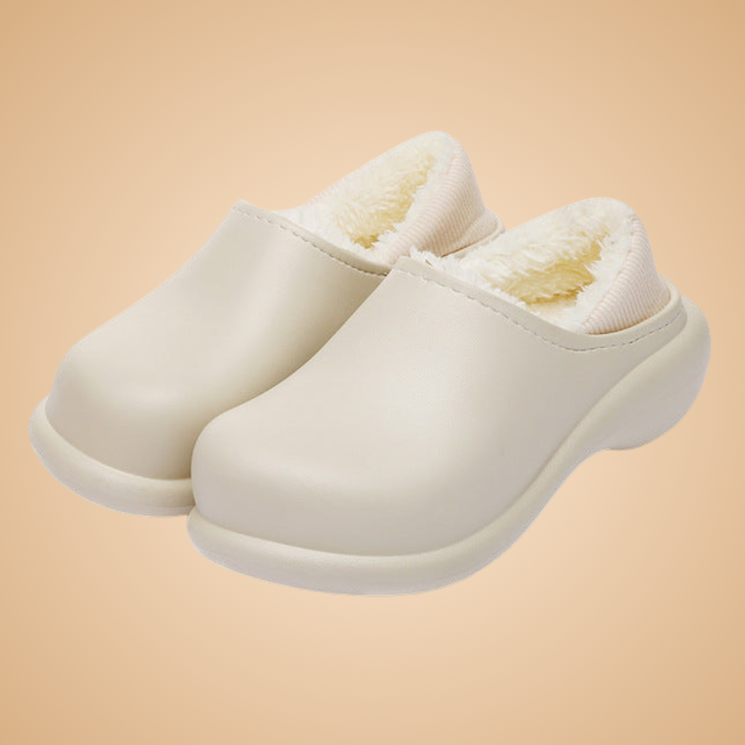 Chausson en Peluche Confortable sans Lacets