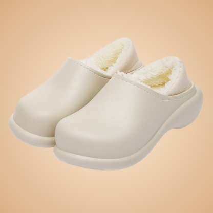 Chausson en Peluche Confortable sans Lacets