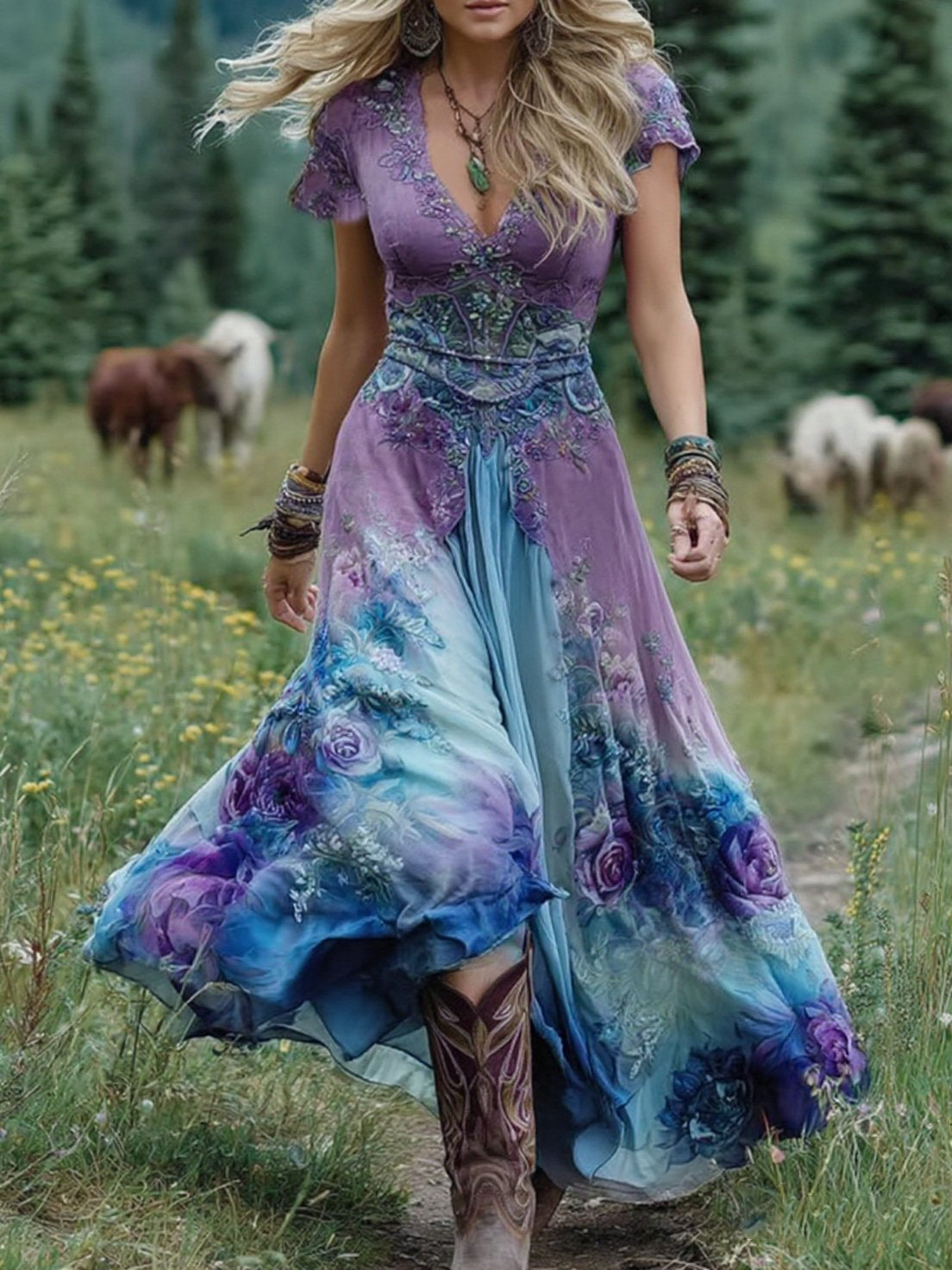 Robe Maxi Isla Grace - Élégante Robe