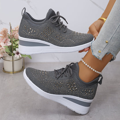 Baskets décontractées, à la mode, respirantes pour femmes - Confortables
