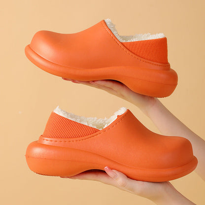 Chausson en Peluche Confortable sans Lacets